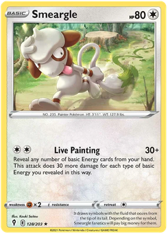Smeargle #128 from Evolving Skies