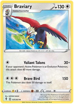 Braviary #137 from Evolving Skies