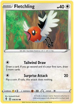 Fletchling #138 from Evolving Skies