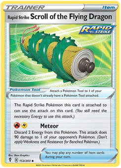 Rapid Strike Scroll of the Flying Dragon #153 from Evolving Skies