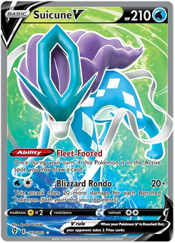 Suicune V #173 from Evolving Skies