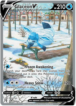 Glaceon V #175 from Evolving Skies