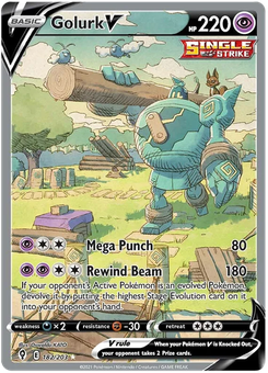Golurk V #182 from Evolving Skies