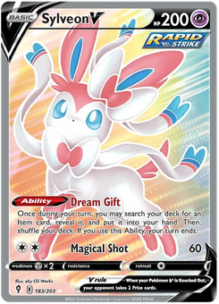 Sylveon V #183 from Evolving Skies