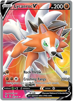 Lycanroc V #187 from Evolving Skies