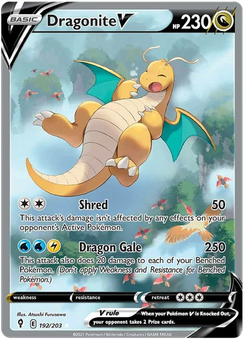 Dragonite V #192 from Evolving Skies