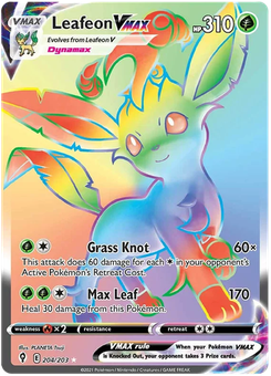 Leafeon VMAX #204 from Evolving Skies