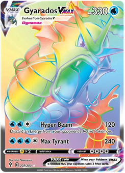 Gyarados VMAX #207 from Evolving Skies