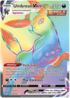 Umbreon VMAX #214 from Evolving Skies