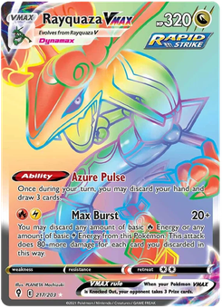 Rayquaza VMAX #217 from Evolving Skies