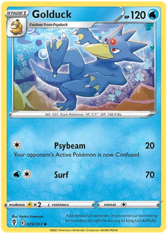 Golduck #25 from Evolving Skies