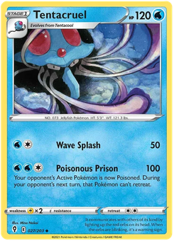 Tentacruel #27 from Evolving Skies