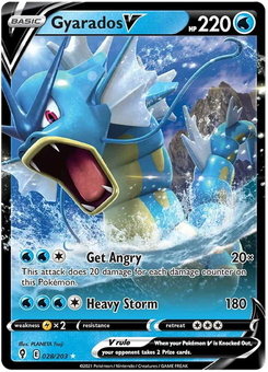 Gyarados V #28 from Evolving Skies