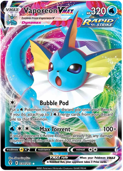 Vaporeon VMAX #30 from Evolving Skies