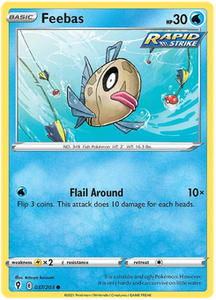 Feebas #37 from Evolving Skies