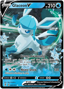 Glaceon V #40 from Evolving Skies