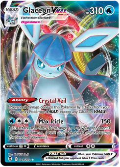 Glaceon VMAX #41 from Evolving Skies