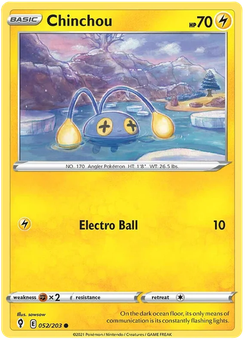 Chinchou #52 from Evolving Skies