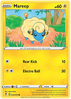 Mareep #54 from Evolving Skies