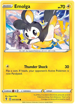 Emolga #57 from Evolving Skies