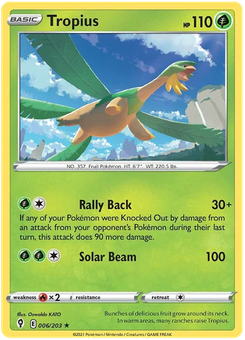 Tropius #6 from Evolving Skies