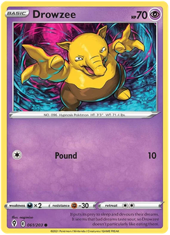 Drowzee #61 from Evolving Skies