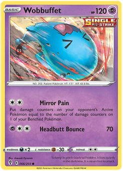 Wobbuffet #66 from Evolving Skies