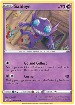 Sableye #67 from Evolving Skies