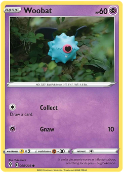 Woobat #68 from Evolving Skies