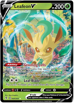 Leafeon V #7 from Evolving Skies