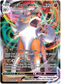Lycanroc VMAX #92 from Evolving Skies