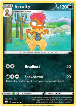 Scrafty #99 from Evolving Skies