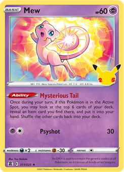 Mew #11 from Celebrations