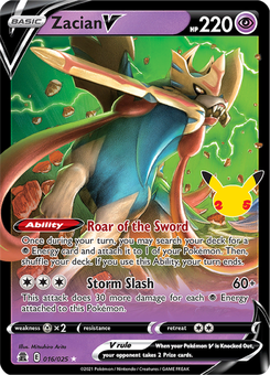 Zacian V #16 from Celebrations