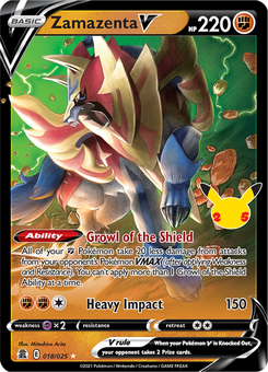 Zamazenta V #18 from Celebrations