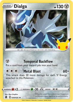 Dialga #20 from Celebrations
