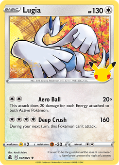Lugia #22 from Celebrations