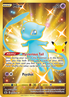 Mew #25 from Celebrations