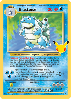 Blastoise #26 from Celebrations