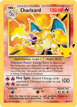 Charizard #27 from Celebrations