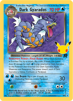 Dark Gyarados #30 from Celebrations