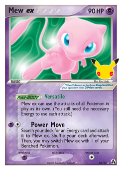 Mew ex #38 from Celebrations