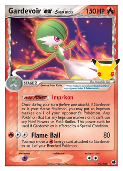 Gardevoir ex #39 from Celebrations