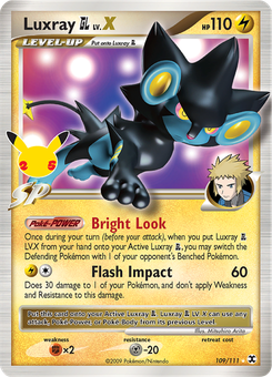 Luxray G LV.X #42 from Celebrations