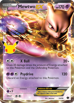 Mewtwo EX #47 from Celebrations