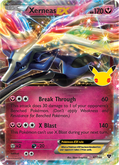 Xerneas EX  #48 from Celebrations