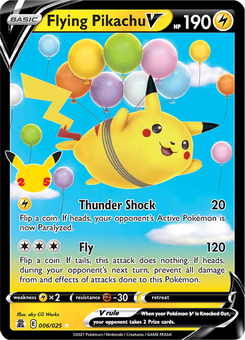 Flying Pikachu V #6 from Celebrations