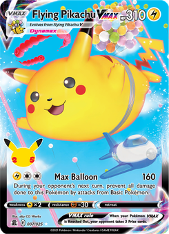 Flying Pikachu VMAX #7 from Celebrations