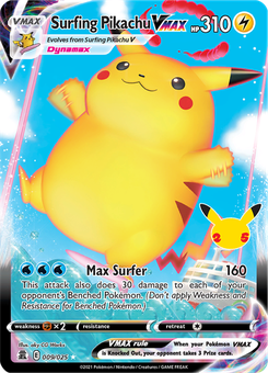 Suring Pikachu VMAX #9 from Celebrations