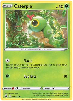 Caterpie #1 from Fusion Strike
